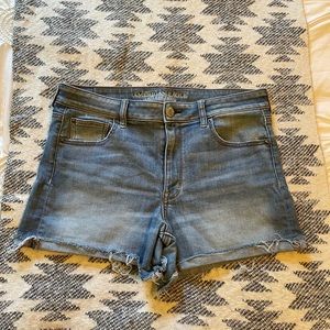 American Eagle High Rise Denim Shorts